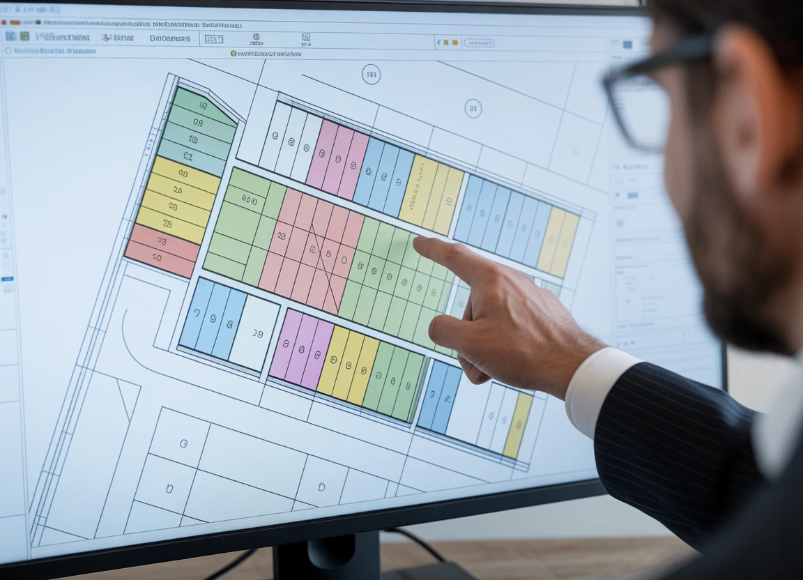 Subdivision plan produced in AutoCAD by STOPSIT engineers